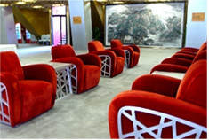 Finissage environnemental de peinture de meubles faits sur commande matériels principaux d'hôtel du panneau E0