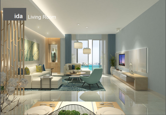 Table basse sur mesure de sofa d'unités des meubles TV d'hôtel d'OEM Spring Hill Bahrain