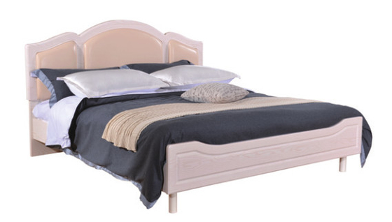 Le Roi contemporain européen en bois solide Size Bed de meubles