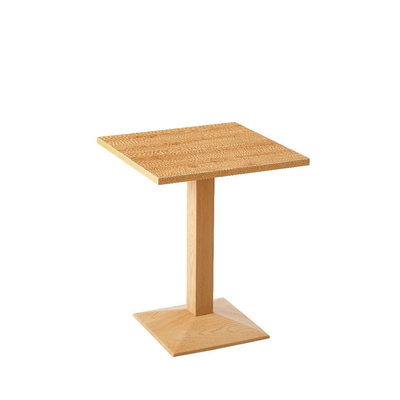 Tableau en bois 60*60*75cm de haute barre de meubles extérieurs nordiques de conception simple